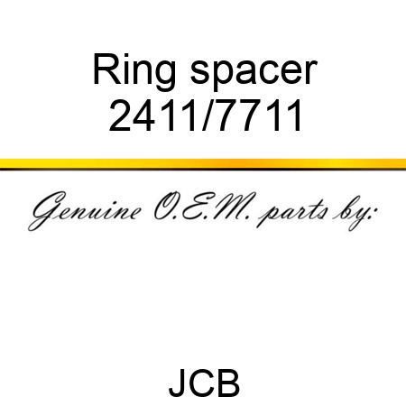 Ring, spacer 2411/7711