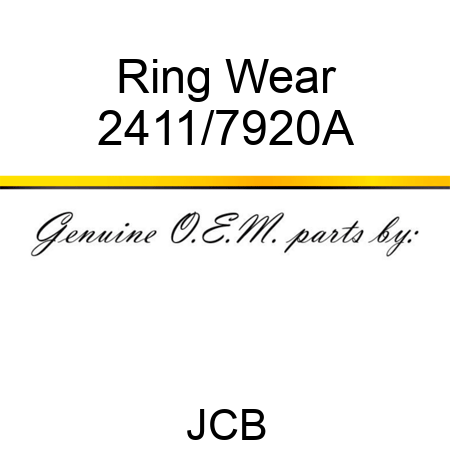 Ring, Wear 2411/7920A