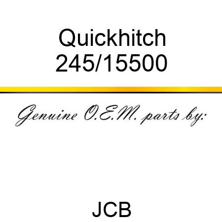 Quickhitch 245/15500
