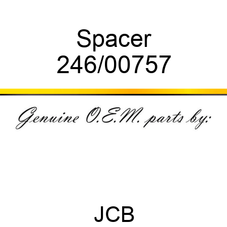 Spacer 246/00757