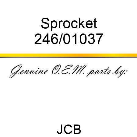Sprocket 246/01037