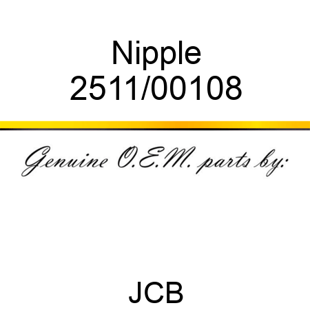 Nipple 2511/00108