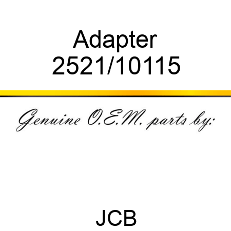 Adapter 2521/10115