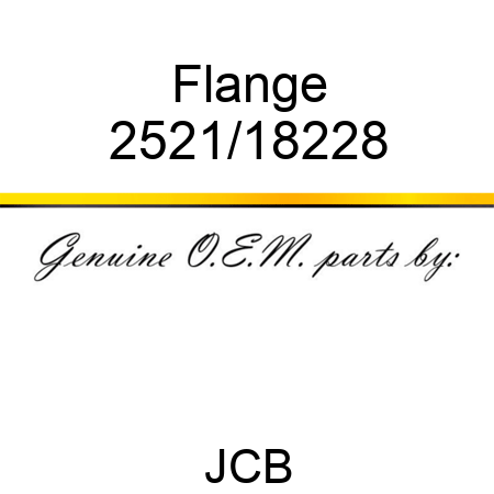 Flange 2521/18228