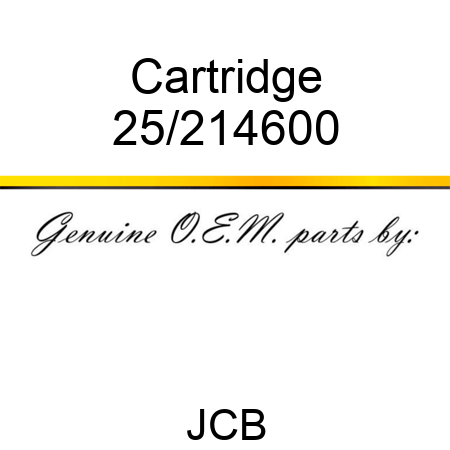 Cartridge 25/214600