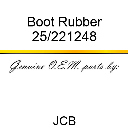 Boot, Rubber 25/221248