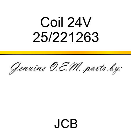 Coil, 24V 25/221263