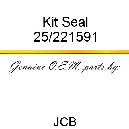 Kit, Seal 25/221591