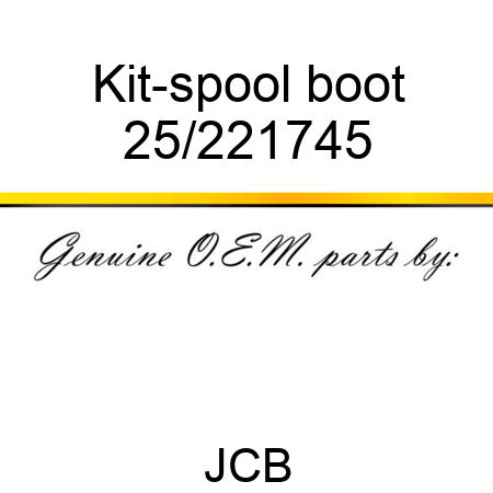 Kit-spool boot 25/221745