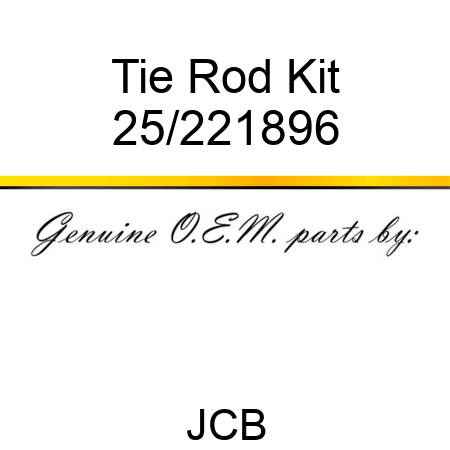 Tie Rod Kit 25/221896