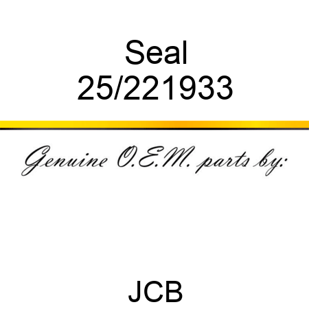 Seal 25/221933