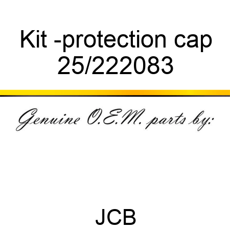Kit -protection cap 25/222083