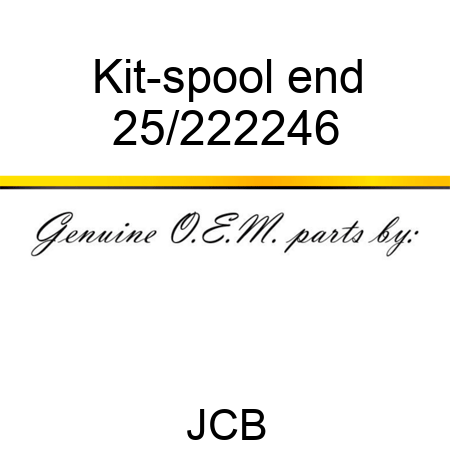 Kit-spool end 25/222246