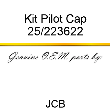 Kit, Pilot Cap 25/223622
