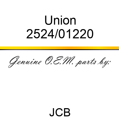 Union 2524/01220