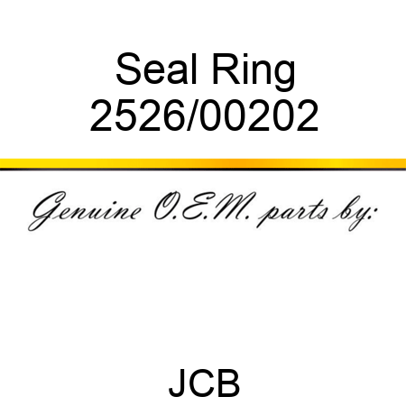 Seal, Ring 2526/00202