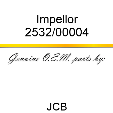 Impellor 2532/00004