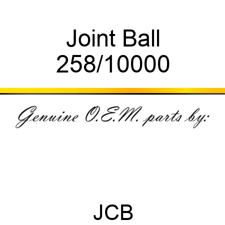 Joint, Ball 258/10000