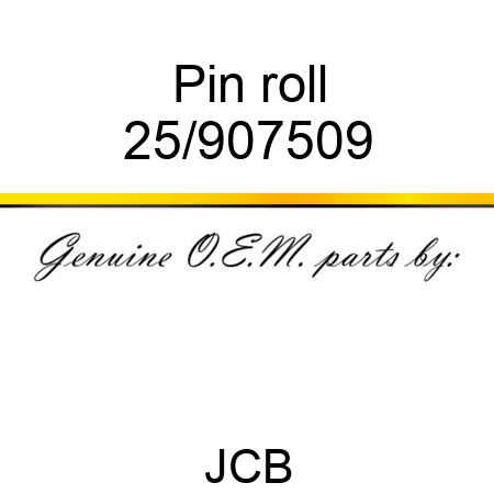 Pin, roll 25/907509