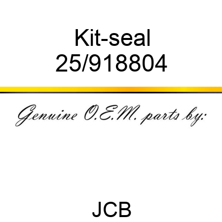 Kit-seal 25/918804