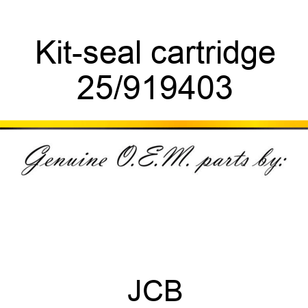 Kit-seal, cartridge 25/919403