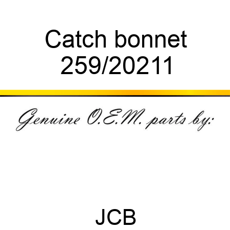 Catch, bonnet 259/20211
