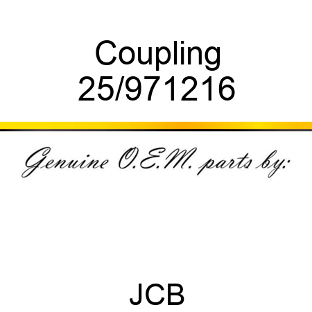 Coupling 25/971216