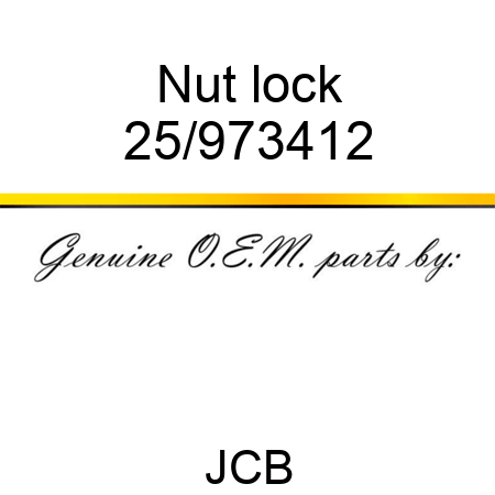 Nut, lock 25/973412