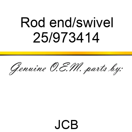 Rod, end/swivel 25/973414
