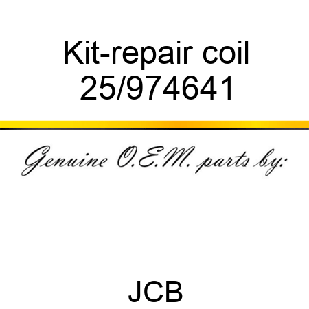 Kit-repair, coil 25/974641