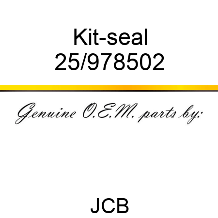 Kit-seal 25/978502