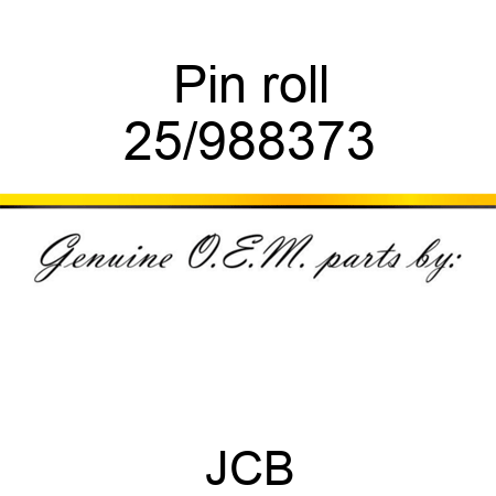 Pin, roll 25/988373