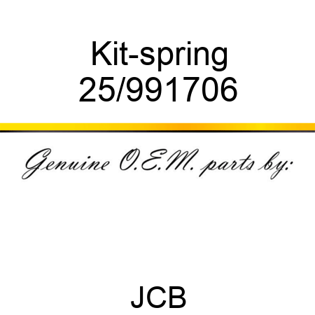 Kit-spring 25/991706