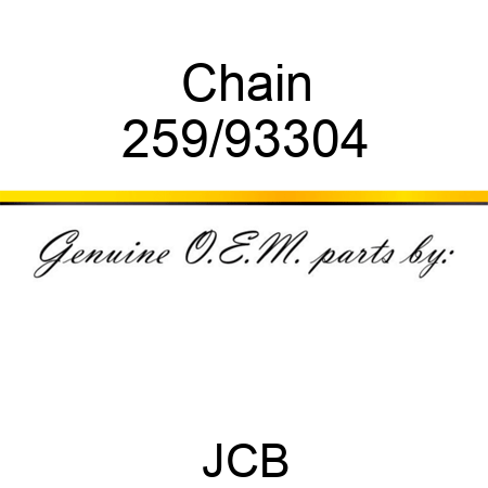 Chain 259/93304