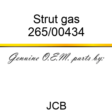 Strut, gas 265/00434