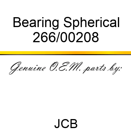 Bearing, Spherical 266/00208