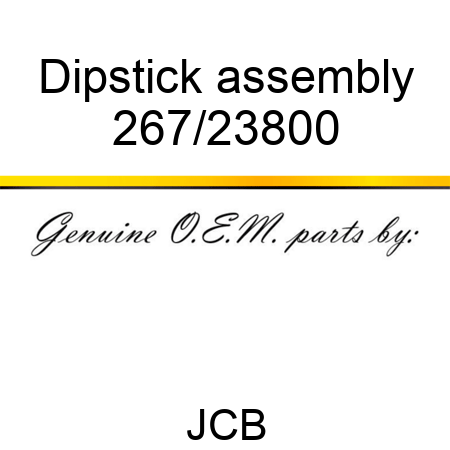 Dipstick, assembly 267/23800