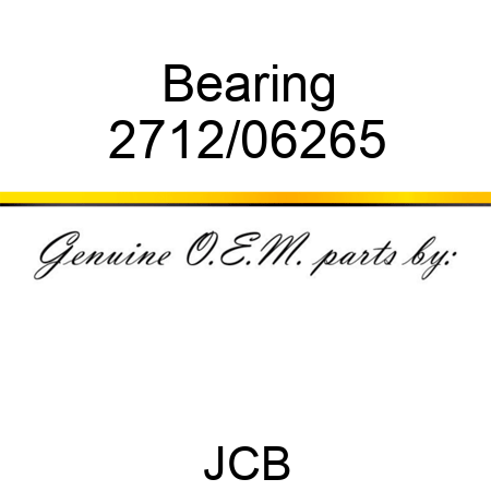 Bearing 2712/06265
