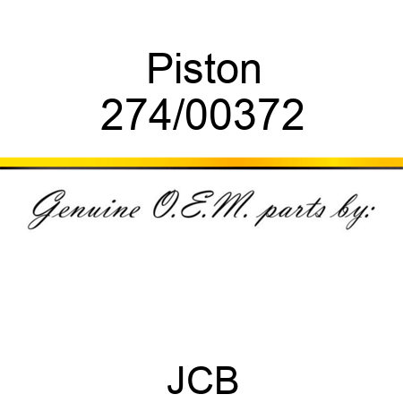 Piston 274/00372