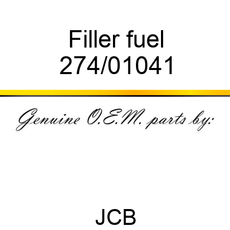 Filler, fuel 274/01041