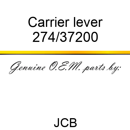 Carrier, lever 274/37200