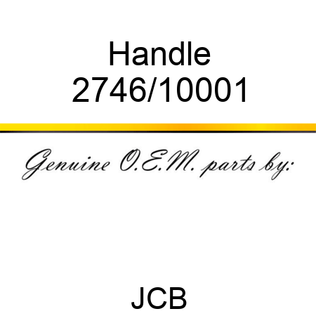 Handle 2746/10001