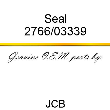 Seal 2766/03339