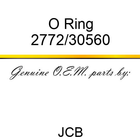 O Ring 2772/30560