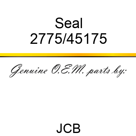 Seal 2775/45175