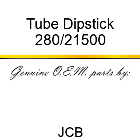 Tube, Dipstick 280/21500