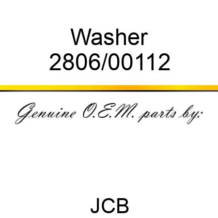 Washer 2806/00112