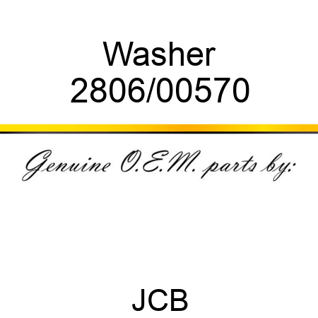 Washer 2806/00570