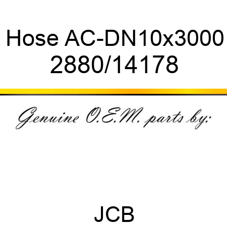 Hose, AC-DN10x3000 2880/14178