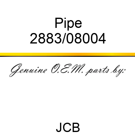 Pipe 2883/08004